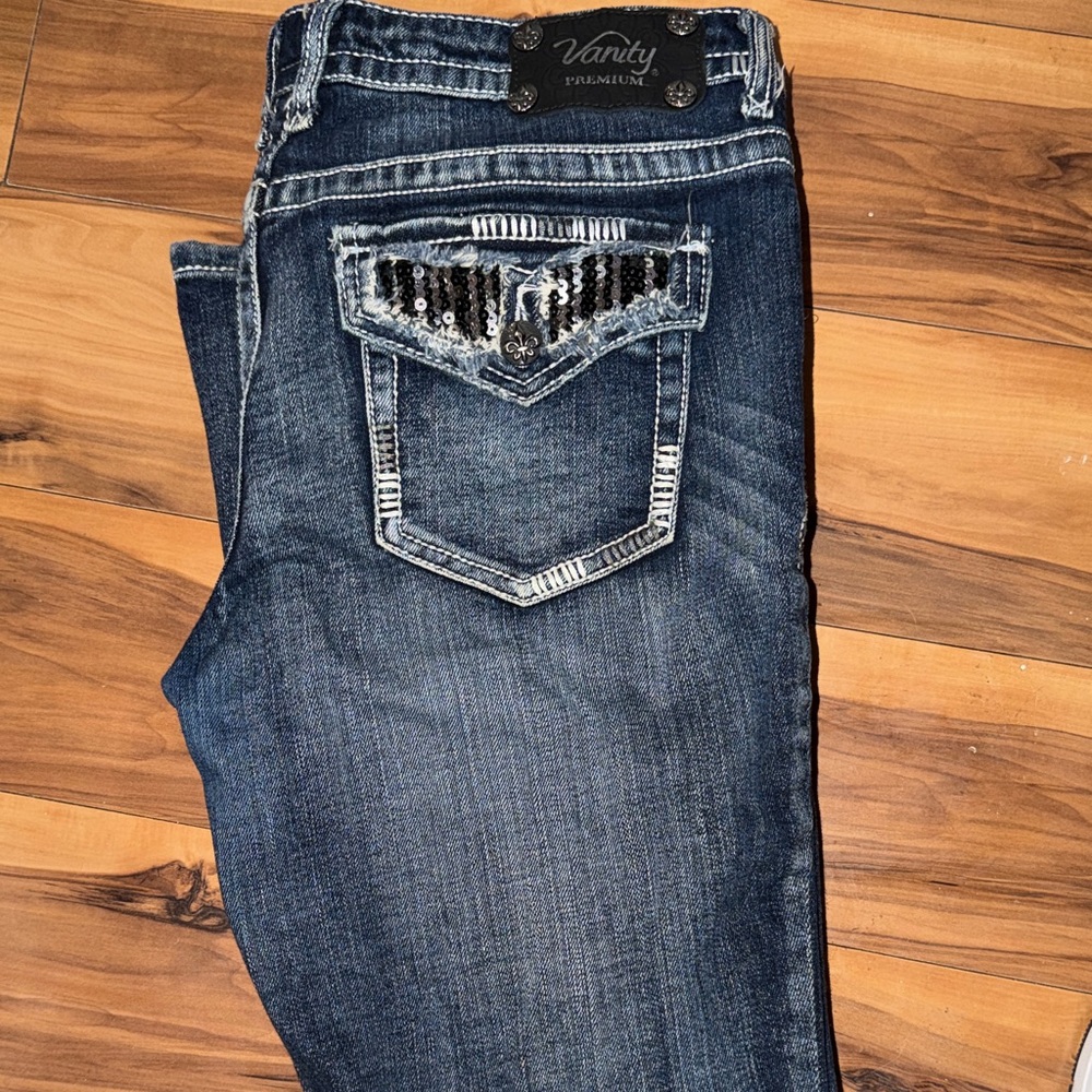 Vanity Women's Dark Blue Boot Cut Jeans